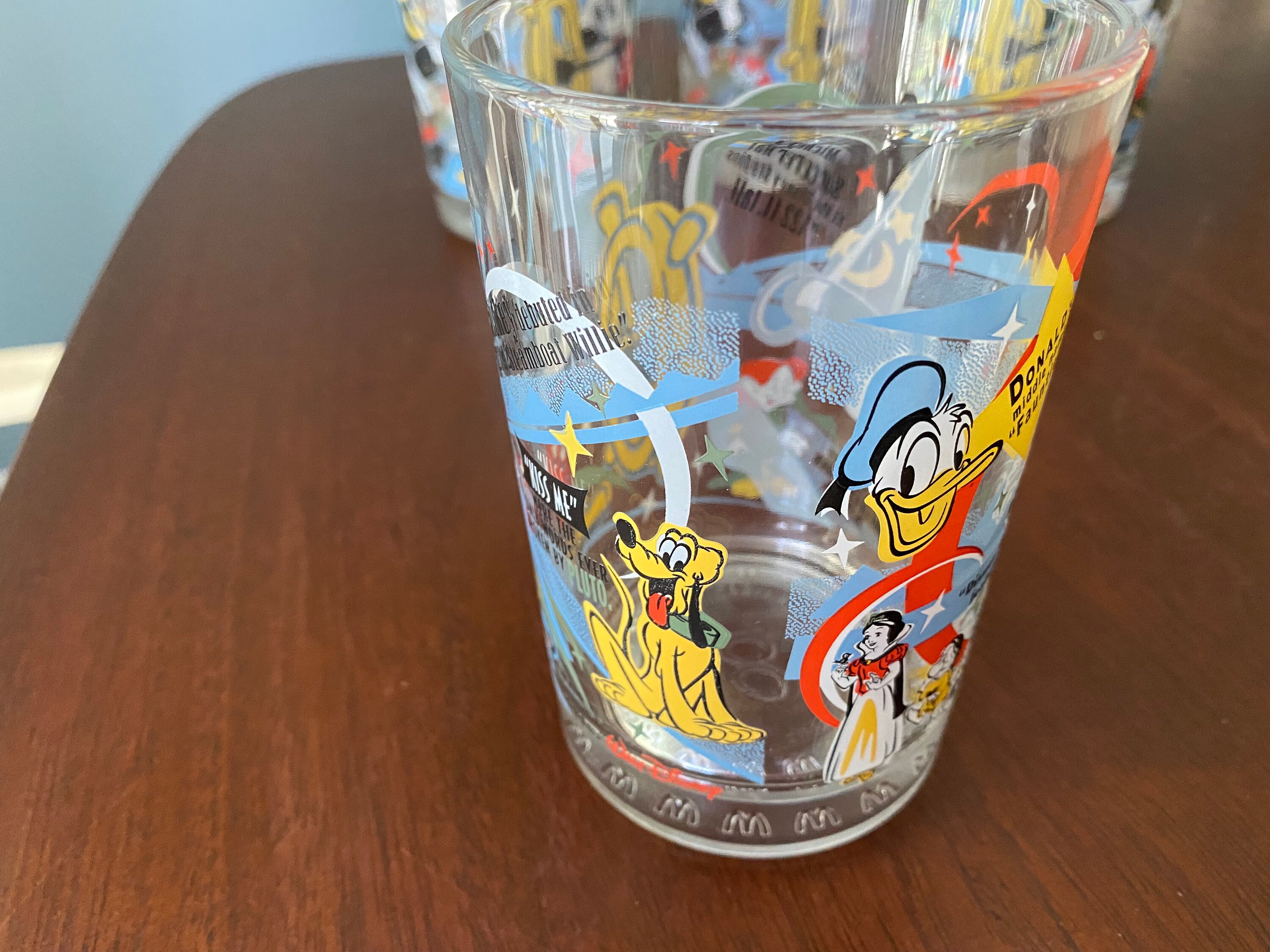 McDonalds Walt Disney Glasses Plus A Vintage Donald Duck Mug #9844