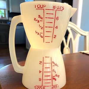 Tupperware Double-Sided Measuring Cup, Tupperware Liquid & Dry Measuring Cup, Tupperware Measuring Cup    #8550