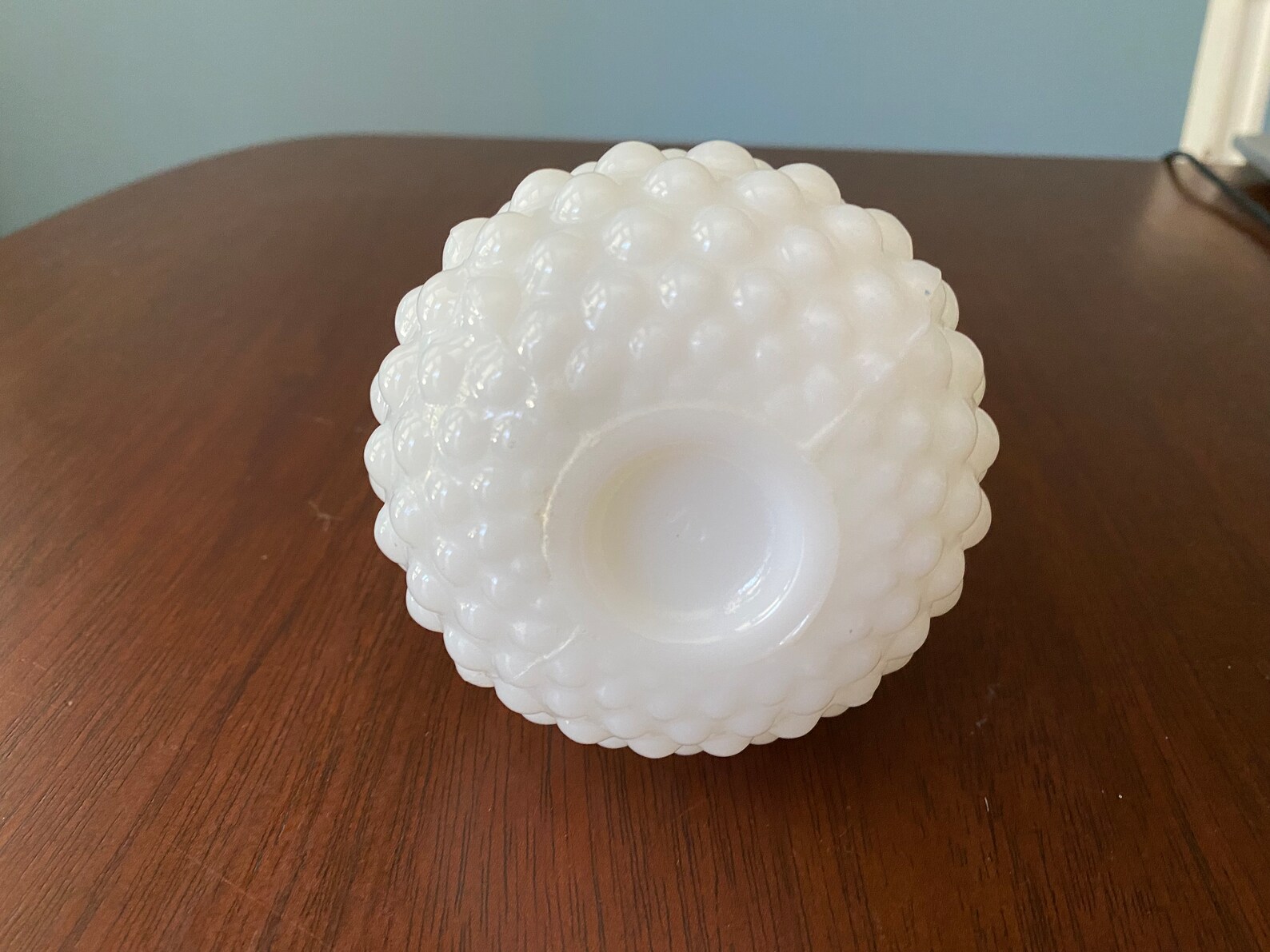 Vintage White Hobnail Vase White Milk Glass Vase Milk Glass Etsy