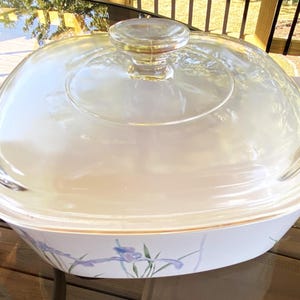 Corning Ware met schaduw Iris bedekte braadpan van 2 liter - A-2-B, Corning Ware A-2-B #8190
