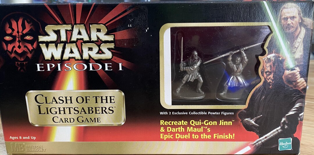 Star Wars Episode 1 Clash of the Light Sabers Game - Complete #8655 - Etsy