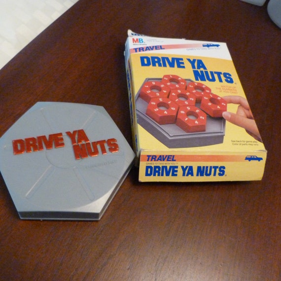 Milton Bradley Drive Ya Nuts Game, Puzzle Game, Nuts and Bolts