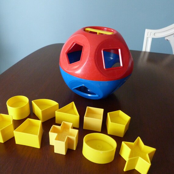 Tupperware Shape O Ball Tupperware Shape Sorter Tupperware Etsy