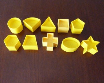 TUPPERWARE Shape O Ball REPLACEMENT Pieces Your CHOICE Yellow 