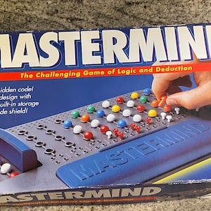 Master Mind Game, MasterMind Game Complete in Original Box  #7569
