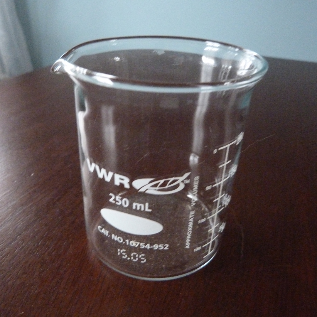 VWR 250 Ml Glass Beaker With Graduated Measurements 250ML VWR Etsy