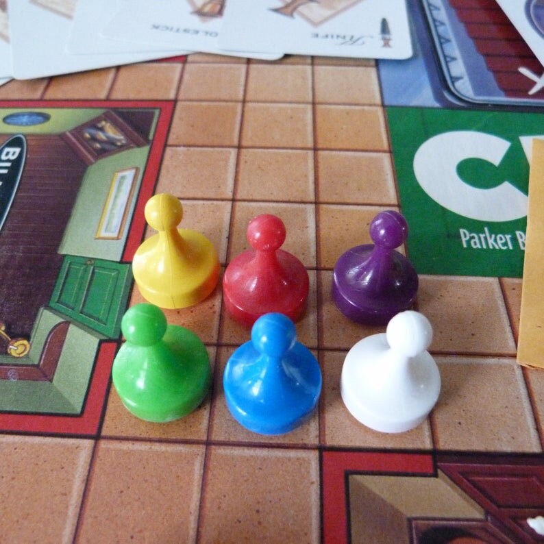 Pezzi Di Ricambio Per Cluedo Giochi Da Tavolo Per La Casa. Gettoni Di