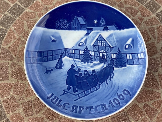 Bing & Grondahl Copenhagen Porcelain Christmas Plates, B and G