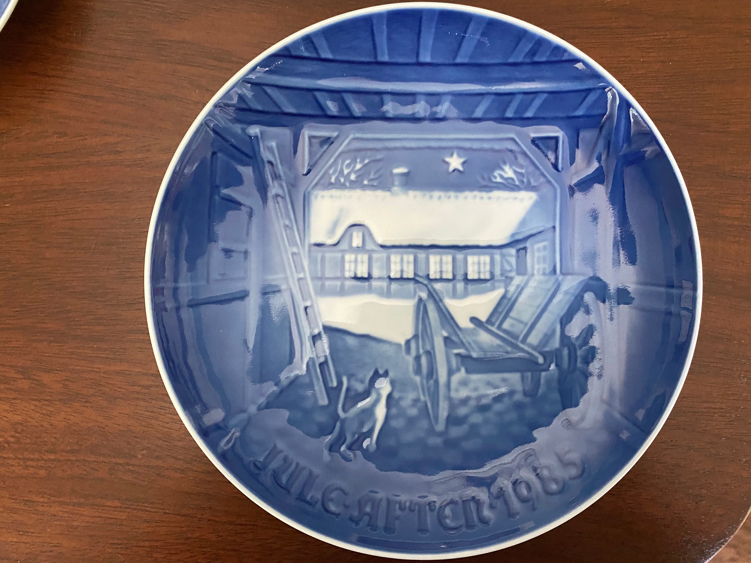 Bing & Grondahl Copenhagen Porcelain Christmas Plates, B and G 