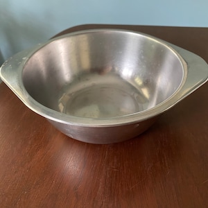 Vintage Revere Ware Double Boiler Insert Thick Stainless Steel  #8656