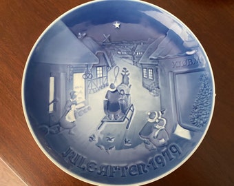 Bing & Grondahl Copenhagen Porcelain Christmas Plates, B and G