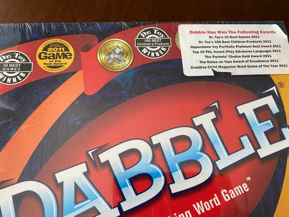 Dabble Word Game: Award Winning board games that Improve Memory, Spelling,  and Vocabulary - Fun educational family games for Kids, the Whole Family