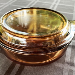 Corning Visions Grab-It Bowl 24 oz Amber, Corning Ware V-240-B   #8625