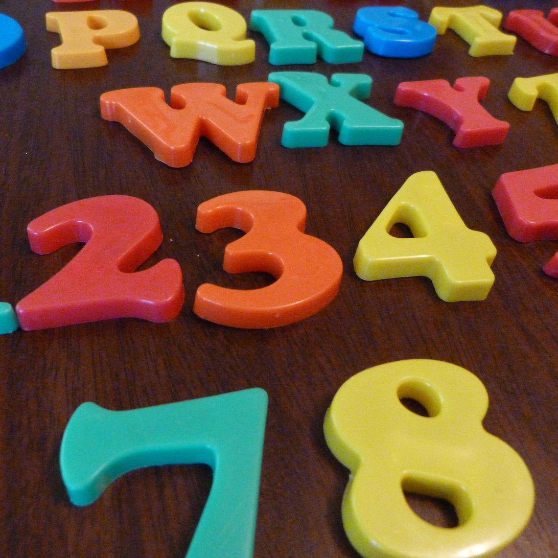 Plastic Alphabet & Number Complete Set AZ and Numbers Etsy