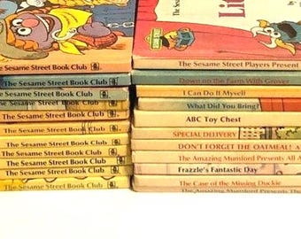15 Book Vintage Set - SESAME STREET LIBRARY - Complete 15 Book Set