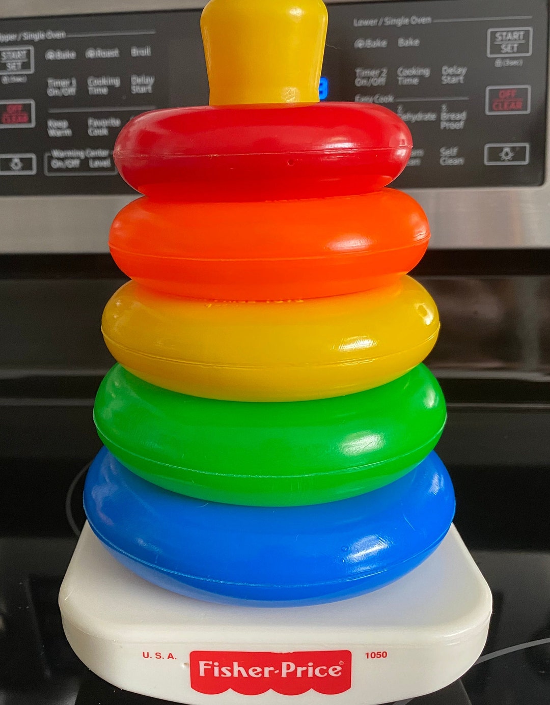 Vintage Fisher Price Rock a Stack Fisher Price Stacking Rings Etsy