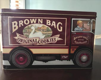 Brown Bag Original Cookies Tin  #9026