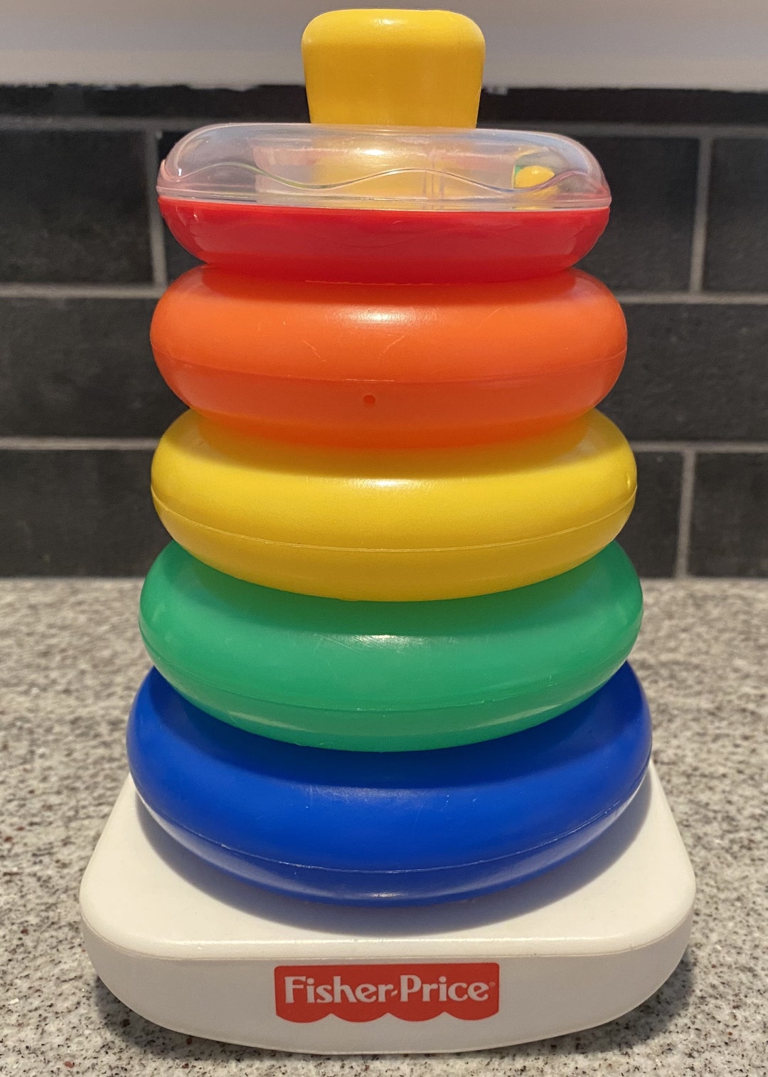 Vintage Fisher Price Rock a Stack Fisher Price Stacking Rings Etsy