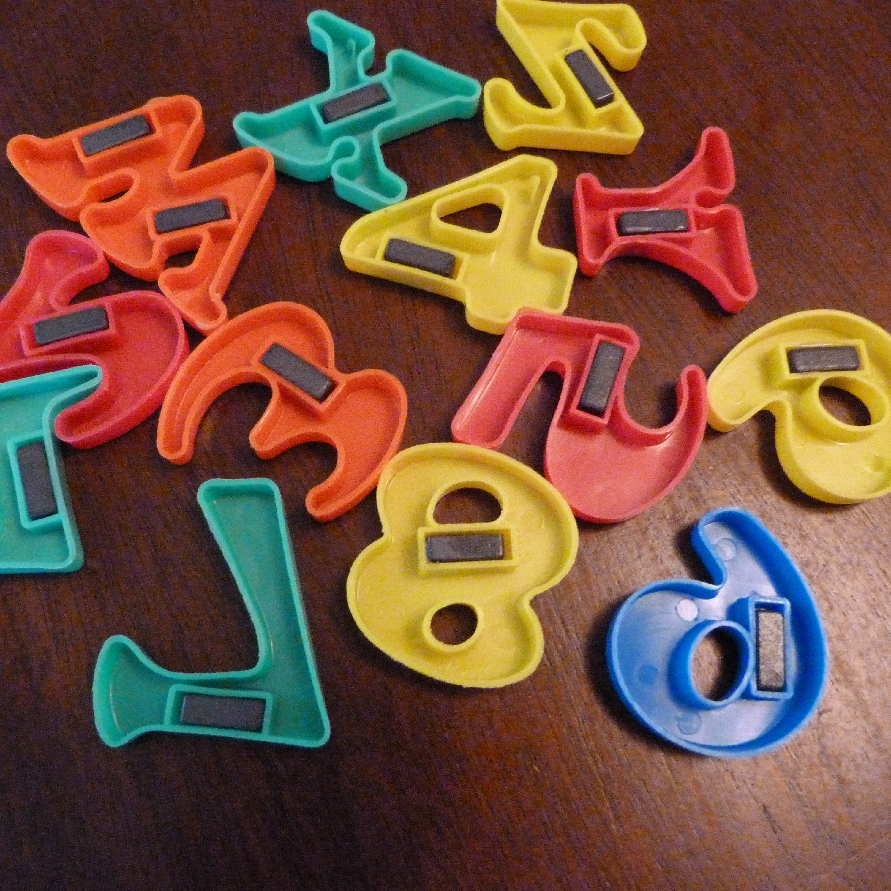 Plastic Alphabet & Number Complete Set AZ and Numbers Etsy