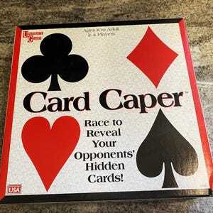 Card Caper Game - Complete, University Games Card Caper, Card Game #3621