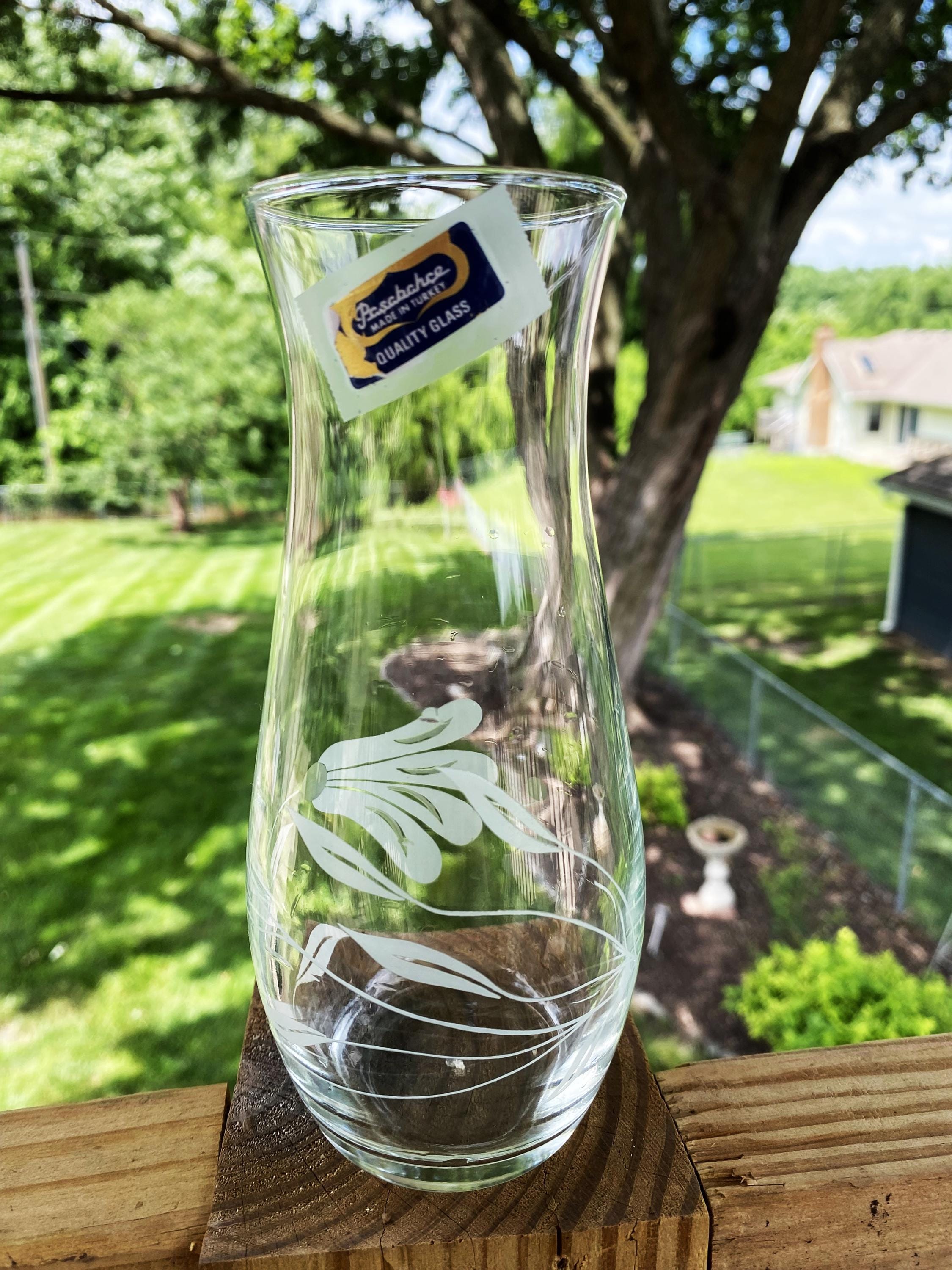 Pasabahce Glass Vase Made in Turkey - Etsy