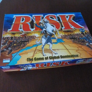 Risk Game, World Conquest Game, Parker Brothers Risk, The Game of Global Domination  #3454