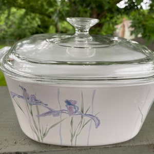 Corning Ware met schaduw Iris afgedekte braadpan, A-3-B, 3 liter, 3 liter #7975