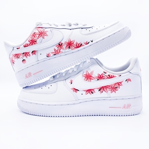 Custom Nike Air Force 1 Flowers