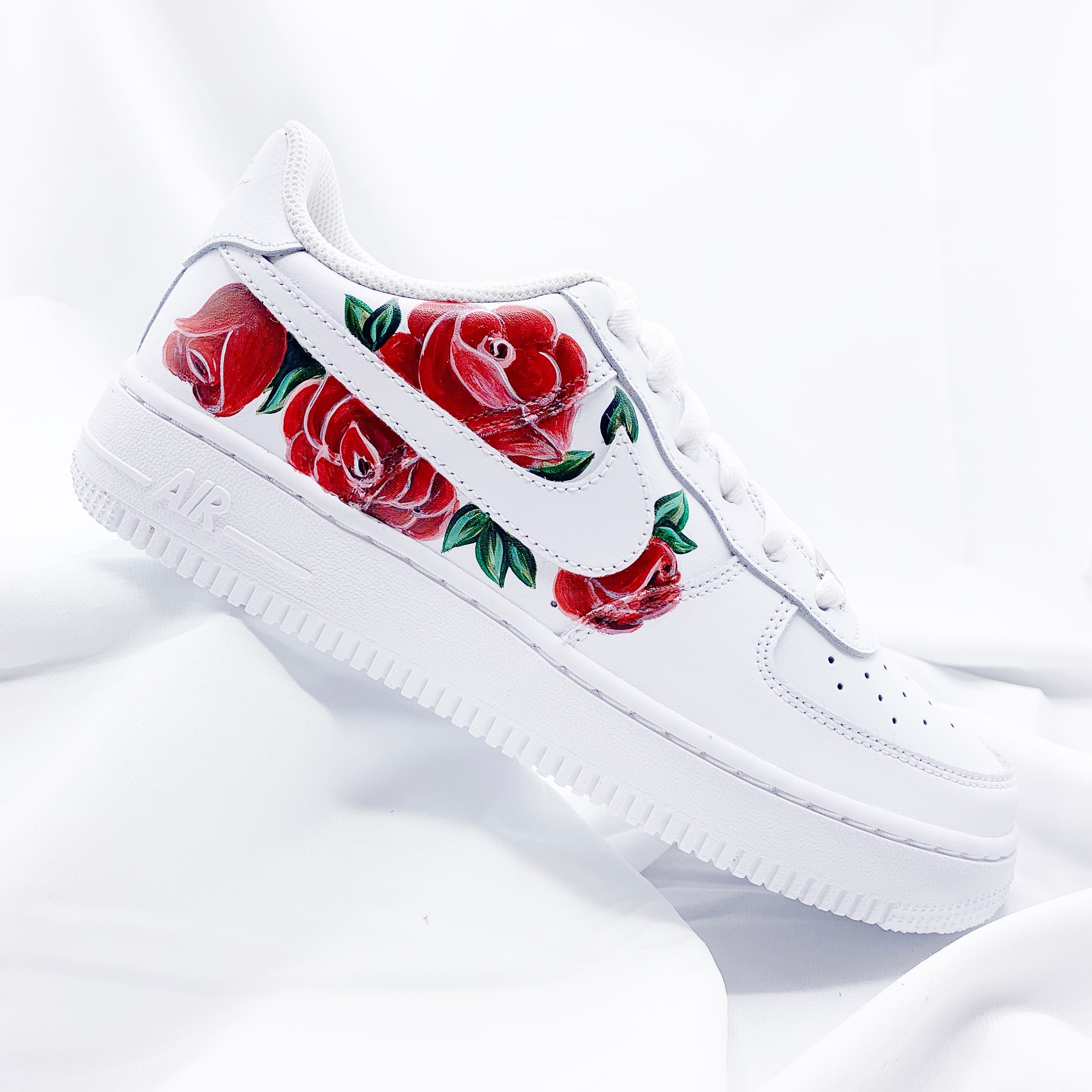 Nike air force top 1 custom rose