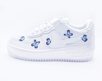 Custom Nike Air Force 1 Shadow Butterflies