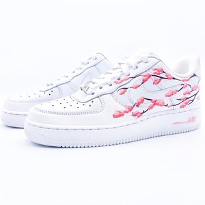 Custom Nike Air Force 1 Cherry Blossoms