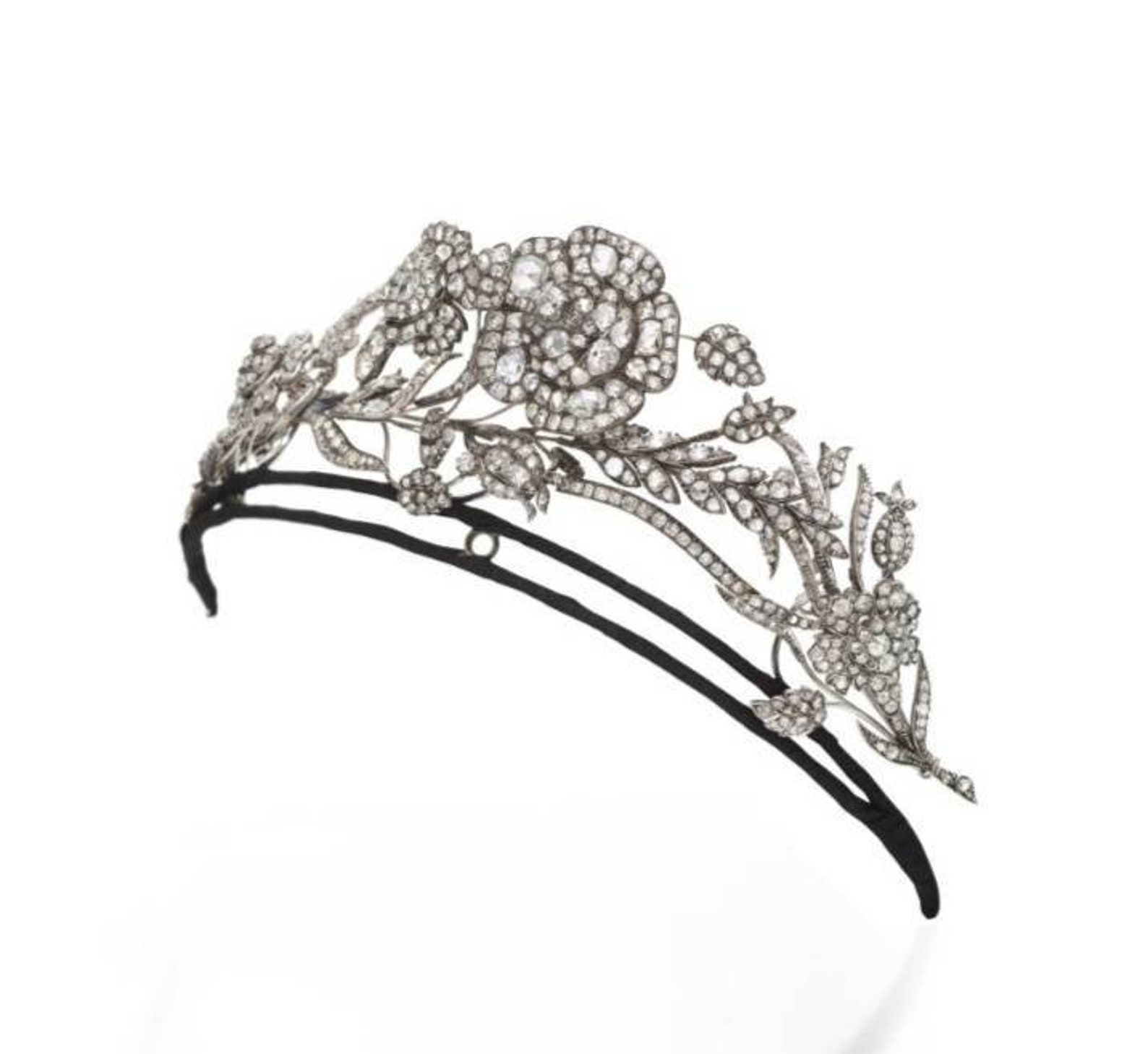 Victorian Rose Cut Diamond Crowns/ Tiaras 12.11ct Natural | Etsy