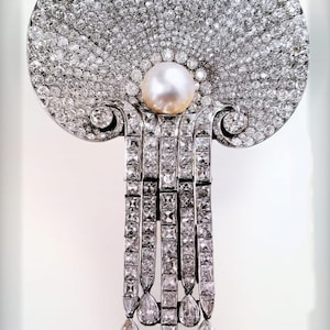 Brooch Sterling Silver 925 CZ Diamond Handmade Items Brooch Gifts
