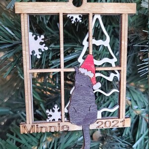 Cat Christmas Ornament