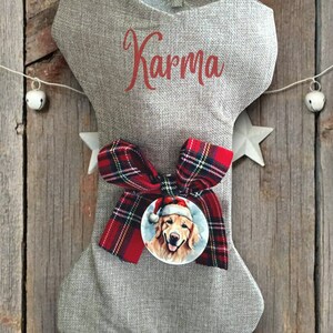 Personalized Dog Stocking & Ornament