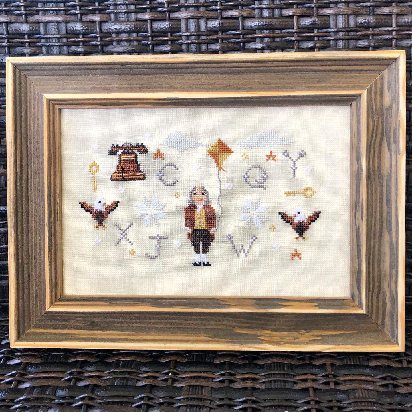 American History Cross Stitch Pattern Franklin's Freedom Etsy