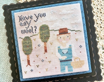 Cross Stitch Pattern, Have You Any Wool? - Instant Download PDF Chart - Vintage, Simple, Antique
