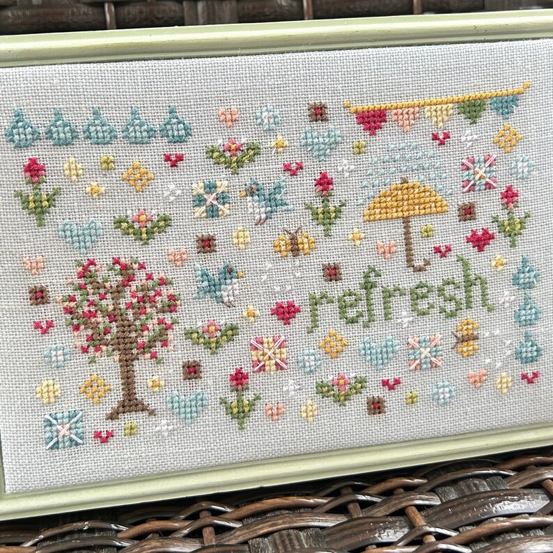 Cross Stitch Pattern - A Little Spring - Instant Download PDF ...