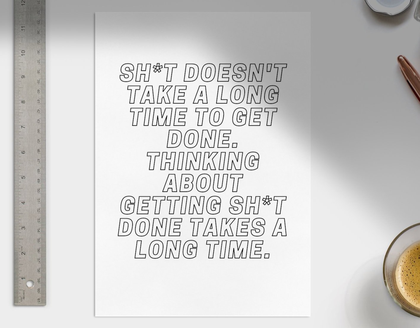 motivational quote printable a4 etsy