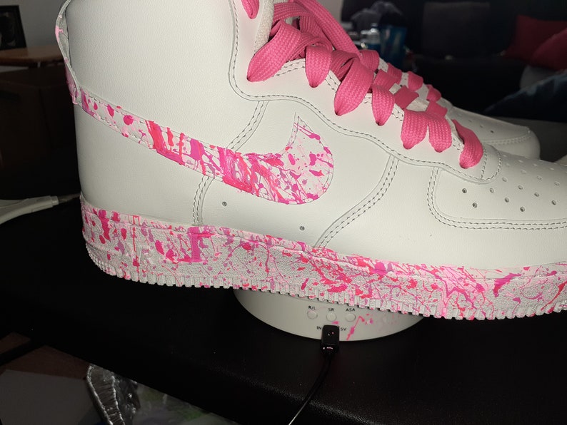 Splatter Air Force 1s Paint Your Designs With Acrylic Leather Paint Etsy