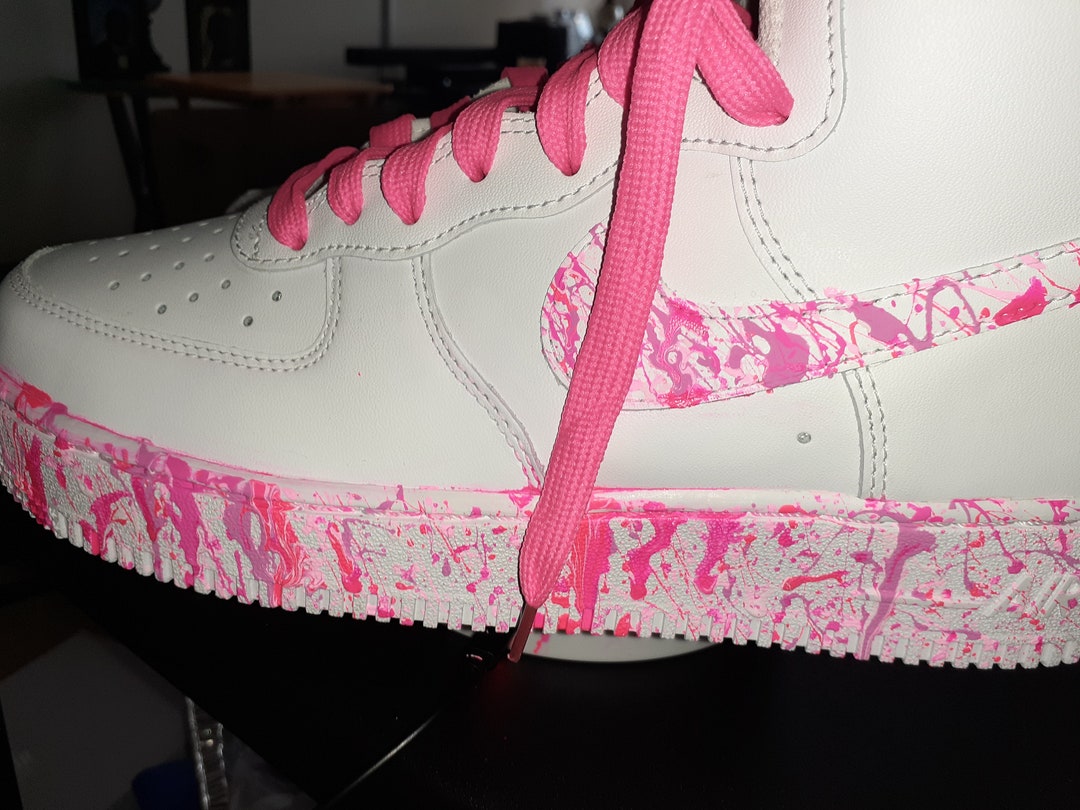 Splatter Air Force 1s Paint Your Designs With Acrylic Leather Paint Etsy
