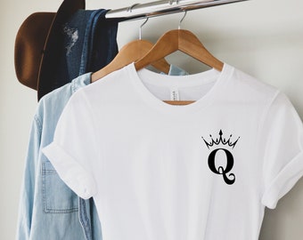Queen Crown Pocket T-Shirt: Trendy Royalty Tee