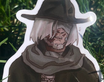 Bloodborne Father Gascoigne Sticker (2") with Heart Variation <3
