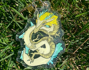 Zelda TOTK Light Dragon Charm (1" - 3.5") two-sided