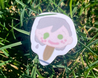 Ashe Popsicle Sticker (1") (Silly and Tiny)