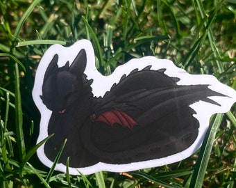 Toothless Loaf Sticker 2" vinyl