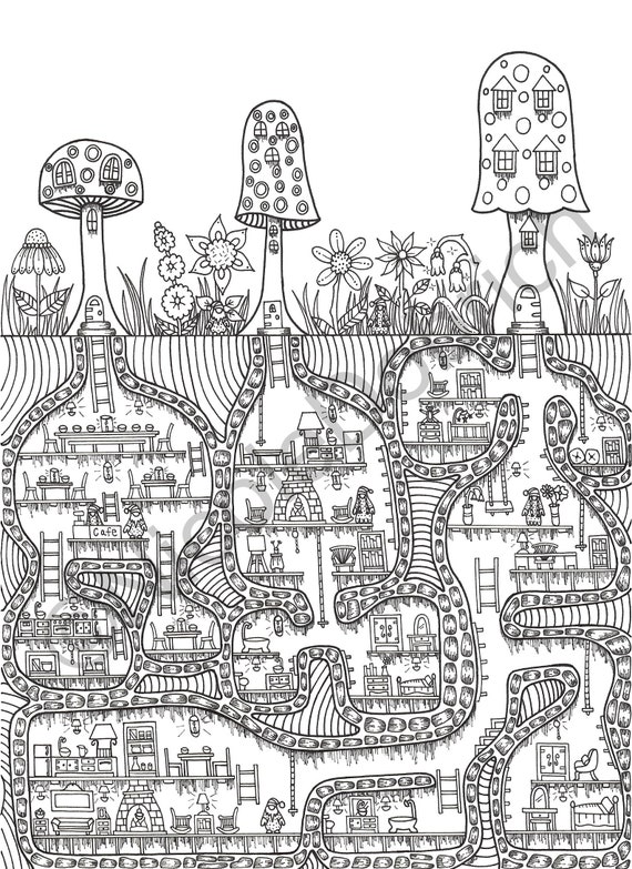 Drawing & Illustration Valentine's Day Underground Gnomes Home Kids