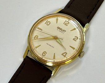 CHALET Gold Plated Gents Wristwatch. c.1960s. REF No. 563