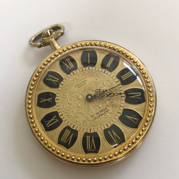 Beautiful RARE Picture Enamelled Pocket Watch Signed ORIOSA. Ref No. 378 Etsy