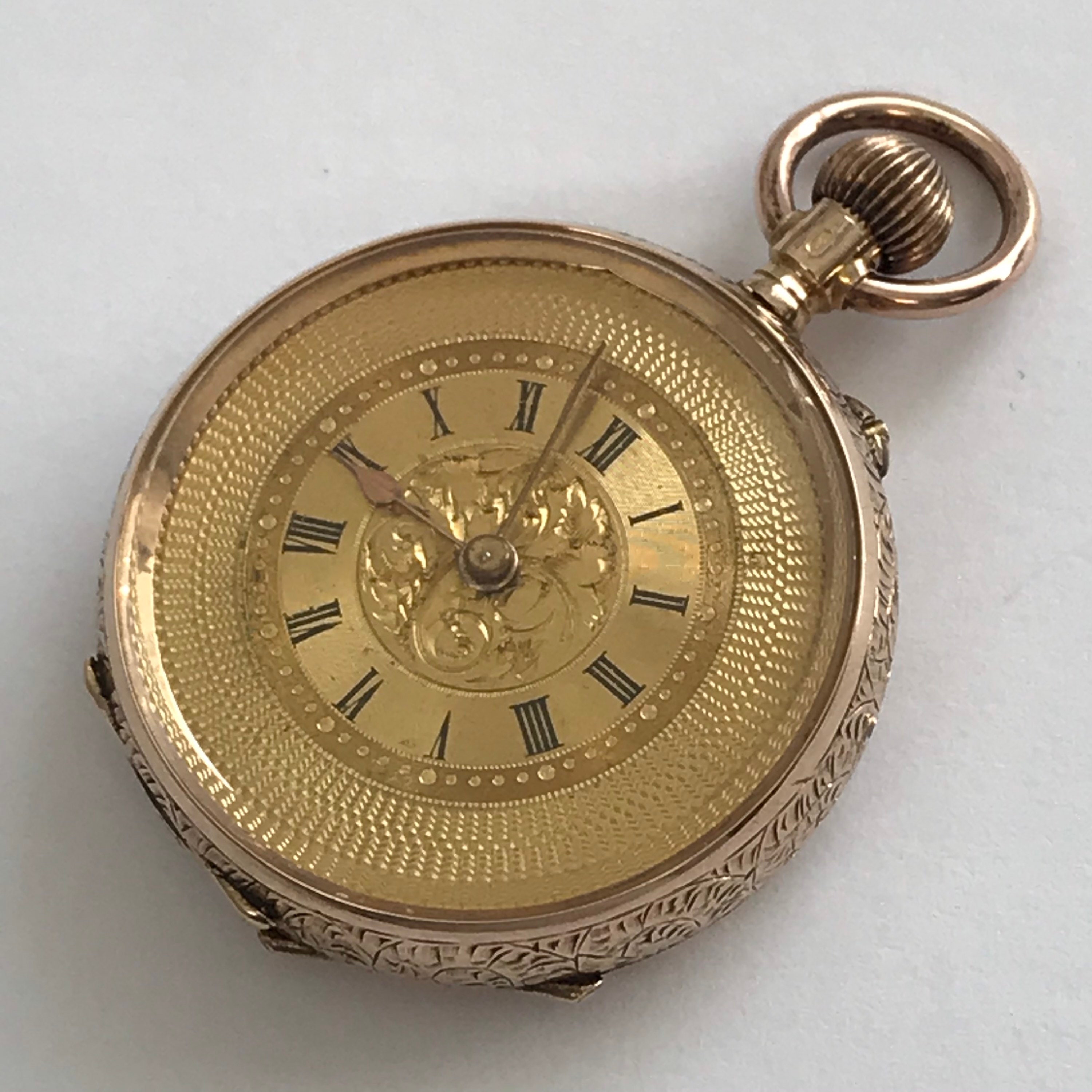 ANTIQUE Ladies 14k Gold Fob/pocket Watch. C.1900. REF No. 313 - Etsy UK